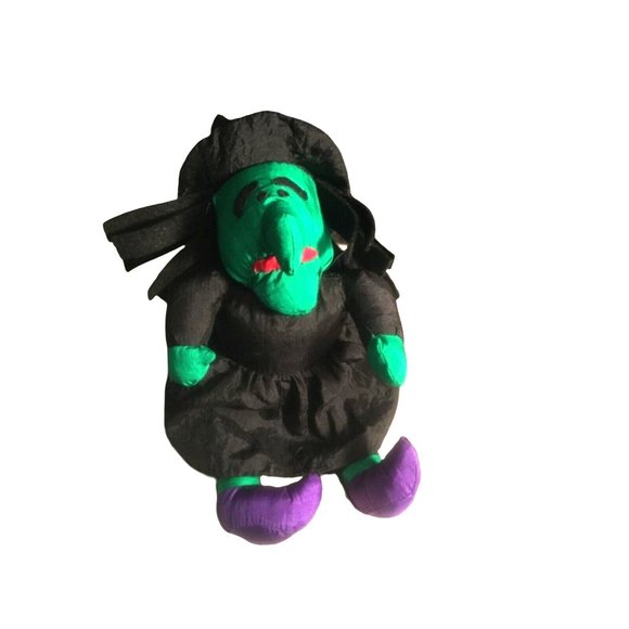 Unbranded Other - Plush Halloween Witch-- green Black